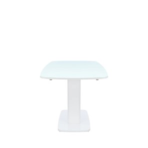 Кухонный стол раскладной Leset Денвер 1Р (Белый лак/стекло глянцевое белое) в Новосибирске - предосмотр 4