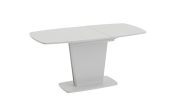 Кухонный стол раздвижной Честер тип 2, цвет Белый/Стекло белый глянец в Новосибирске - предосмотр 1