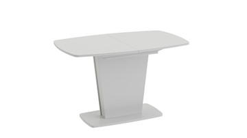 Кухонный стол раздвижной Честер тип 2, цвет Белый/Стекло белый глянец в Новосибирске - предосмотр
