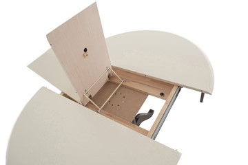 Кухонный стол раздвижной Леонардо-1 исп. Круг 1000, тон 11 (Морилка/Эмаль) в Новосибирске - предосмотр 6