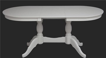 Кухонный стол раздвижной Лилия-1300 (слоновая кость) 78,5x82x130+35 в Новосибирске - предосмотр 2