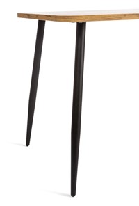 Стол на кухню PLUTO ЛДСП/металл, 120x80x77, Дуб вотан/Черный арт.19317 в Новосибирске - предосмотр 3