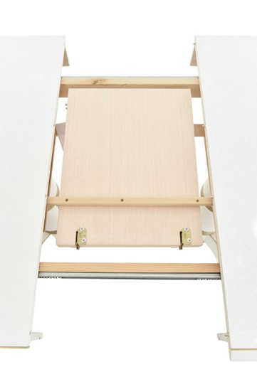 Обеденный раздвижной стол Фабрицио-2 исп. Овал 1200, Тон 40 Покраска + патина (в местах фрезеровки) в Новосибирске - изображение 4