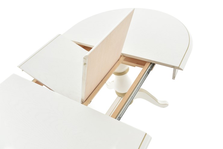 Обеденный раздвижной стол Фабрицио-2 исп. Овал 1600, Тон 11 Покраска + патина с прорисовкой (на столешнице) в Новосибирске - изображение 3