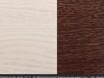 Кухонный стол раскладной Кабриоль исп. Круг 1250, тон 2 Покраска + патина с прорисовкой (на столешнице) в Новосибирске - предосмотр 12