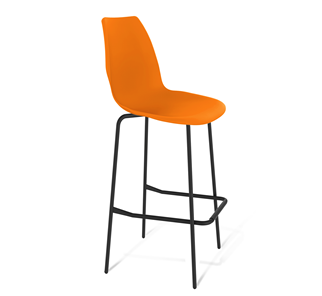 Обеденный стул SHT-ST29/S29 (оранжевый ral2003/черный муар) в Новосибирске
