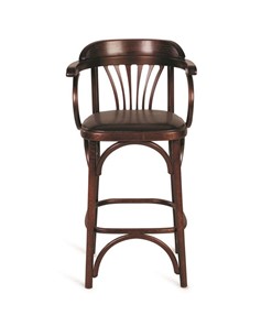 Барный стул 750 мягкий (темный тон, экокожа коричневая) в Новосибирске - предосмотр 3