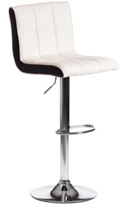 Барный кухонный стул BARBER (mod. KY711D) 43х50х92-103 белый/черный/хром арт.15094 в Новосибирске