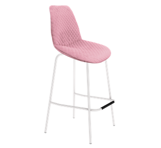 Барный стул SHT-ST29-С22 / SHT-S29P (розовый зефир/белый муар) в Новосибирске - предосмотр