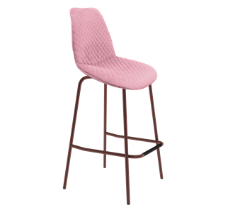 Барный стул SHT-ST29-С22 / SHT-S29P (розовый зефир/медный металлик) в Новосибирске - предосмотр