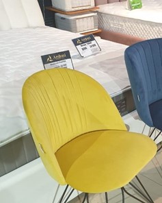 Барный стул SHT-ST35-1 / SHT-S93 (имперский жёлтый/браш.коричневый/черный муар) в Новосибирске - предосмотр 7