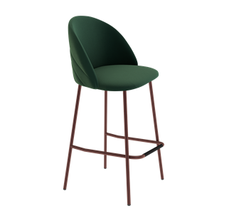 Барный стул SHT-ST35-2 / SHT-S29P (лиственно-зеленый/медный металлик) в Новосибирске