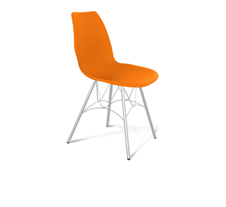 Обеденный стул SHT-ST29/S100 (оранжевый ral2003/хром лак) в Новосибирске