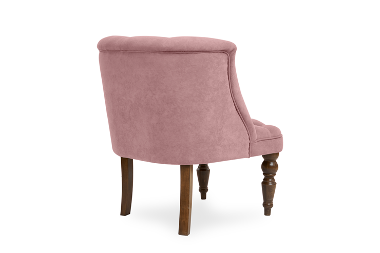 Мягкое кресло Бриджит розовый ножки коричневые в Новосибирске - изображение 3