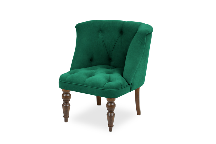 Кресло Бриджит зеленый ножки коричневые в Новосибирске - изображение 6