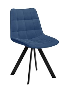 Обеденный стул 229 Поворотный, Микровелюр B8 BLUE  / опоры черные в Новосибирске - предосмотр