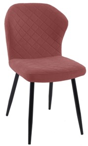 Обеденный стул 239 розовый, ножки  черные в Новосибирске
