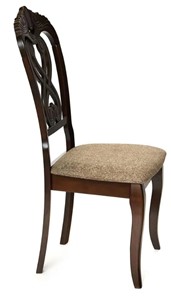 Обеденный стул Андромеда, дерево гевея 47х55х107 Cappuchino/ткань коричневая S 168-7 арт.19543 в Новосибирске - предосмотр 1