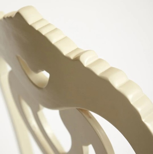 Обеденный стул Андромеда, дерево гевея 47х55х107 Ivory white/ткань коричневая S 168-7 (2 шт) арт.12896 в Новосибирске - изображение 3