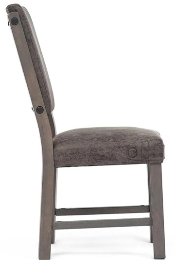 Обеденный стул BOND (mod. 4290-18VB) 49х62х95 серый/серый антик арт.20423 в Новосибирске - изображение 2
