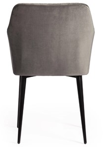 Обеденный стул BREMO (mod. 708) 58х55х83 серый barkhat 26/черный арт.19045 в Новосибирске - предосмотр 3