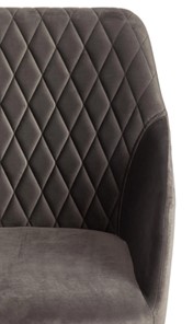 Обеденный стул BREMO (mod. 708) 58х55х83 серый barkhat 26/черный арт.19045 в Новосибирске - предосмотр 5