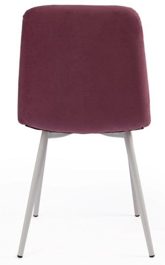 Обеденный стул CHILLY MAX 45х54х90 сливовый 16/белый арт.18286 в Новосибирске - изображение 3