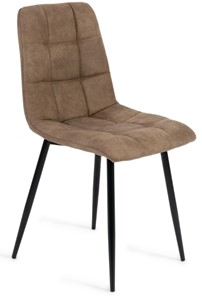 Обеденный стул CHILLY (mod. 7094) 45х55х87,5 светло-коричневый/черный, PK-01 в Новосибирске - предосмотр