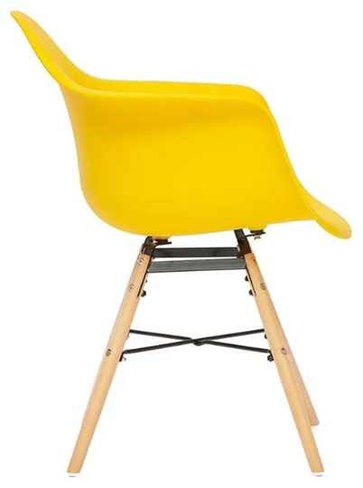 Кресло CINDY (EAMES) (mod. 919) 60х62х79 желтый арт.19048 в Новосибирске - изображение 2