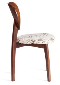 Кухонный стул Diamante, мягкое сидение бук, 42х42х85, коричневый/ткань Крекс Айвори арт.20081 в Новосибирске - предосмотр 1