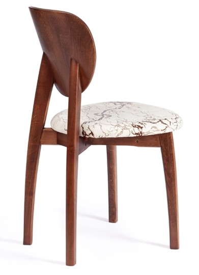 Кухонный стул Diamante, мягкое сидение бук, 42х42х85, коричневый/ткань Крекс Айвори арт.20081 в Новосибирске - изображение 2