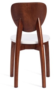 Обеденный стул Diamante, жесткое сидение бук, 42х42х85, коричневый/белый арт.19897 в Новосибирске - предосмотр 4