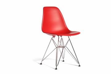Обеденный стул derstuhl DSL 110 Chrom (красный) в Новосибирске