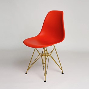 Обеденный стул DSL 110 Gold (красный) в Новосибирске