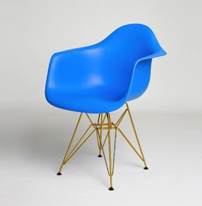 Обеденный стул derstuhl DSL 330 Gold (Синий) в Новосибирске