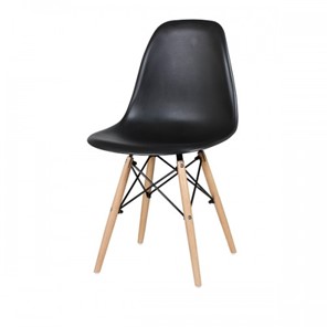 Дизайнерский стул EAMES DSW WX-503 PP-пластик черный в Новосибирске - предосмотр