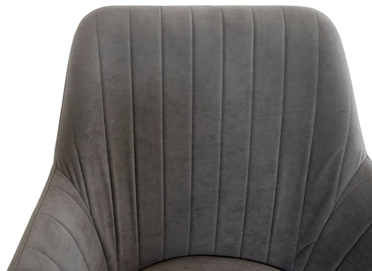 Обеденный стул Кампари (Светло-серый Т180/ноги черные) в Новосибирске - изображение 6