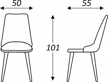 Обеденный стул Клэр (Жемчужный Т188/ноги белые) в Новосибирске - предосмотр 6