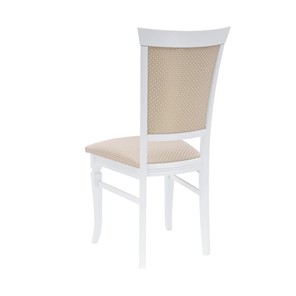 Кухонный стул Leset Монтана (Белый 9003/жаккард Антина ваниль Ж4.07) в Новосибирске - предосмотр 1
