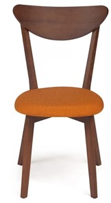 Кухонный стул MAXI (Макси), бук/ткань 86x48,5x54,5 Оранжевый/коричневый (2 шт) арт.10467 в Новосибирске - предосмотр 1