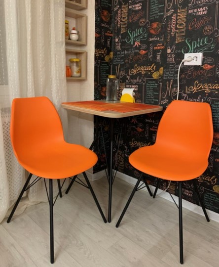 Кухонный стул SHT-ST29/S106 (оранжевый ral2003/хром лак) в Новосибирске - изображение 23