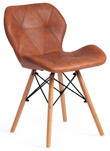 Обеденный стул STUTTGART (mod. 74) 50х47х73 античный коричневый RH02-13/натуральный арт.17224 в Новосибирске - предосмотр