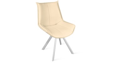 Обеденный стул Тейлор Исп. 2 К2 (Белый матовый/Кож.зам Polo Cream) в Новосибирске