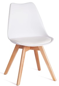 Обеденный стул TULIP (mod. 73-1) 47,5х55х80 белый арт.20220 в Новосибирске
