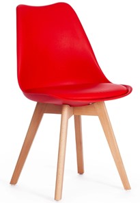 Обеденный стул TULIP (mod. 73) 48,5х52,5х83 красный арт.14208 в Новосибирске