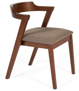 Кухонный стул VERSA (Верса) бук/ткань 54,5x56x74 Коричневый (2 шт) арт.13988 в Новосибирске