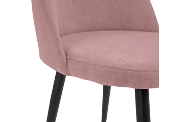 Обеденный стул Лайт розовый черные ножки в Новосибирске - предосмотр 2