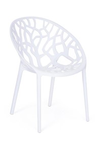 Кресло кухонное BUSH (mod.017) пластик 60*58,5*80 белый, арт.11725 в Новосибирске - предосмотр