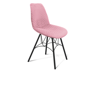 Обеденный стул SHT-ST29-С22 / SHT-S100 (розовый зефир/черный муар) в Новосибирске