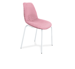 Обеденный стул SHT-ST29-С22 / SHT-S130 HD (розовый зефир/хром лак) в Новосибирске